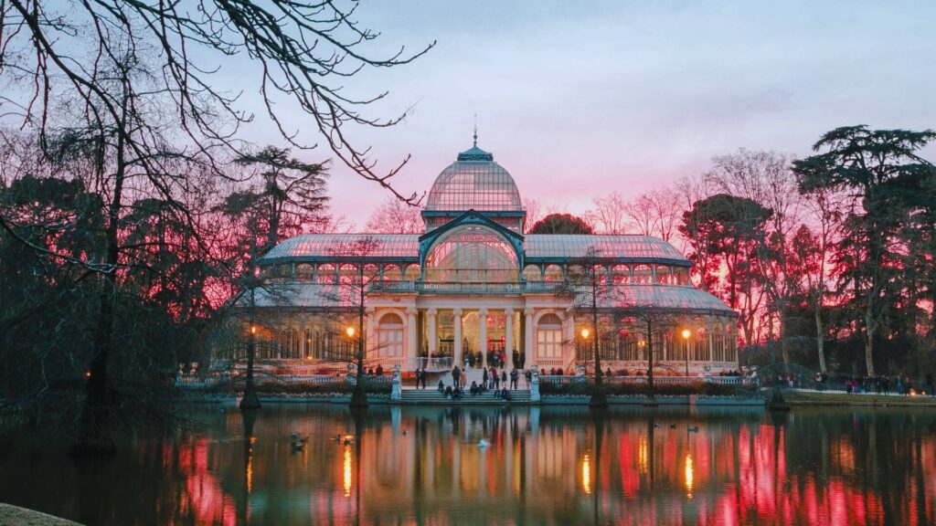 Palacio de cristal Retiro Madrid